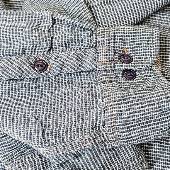 Carbon2Cobalt Men Sz XXL 100% Cotton Grunge Goth Front Pockets Long Sleeve Shirt - Picture 5 of 11